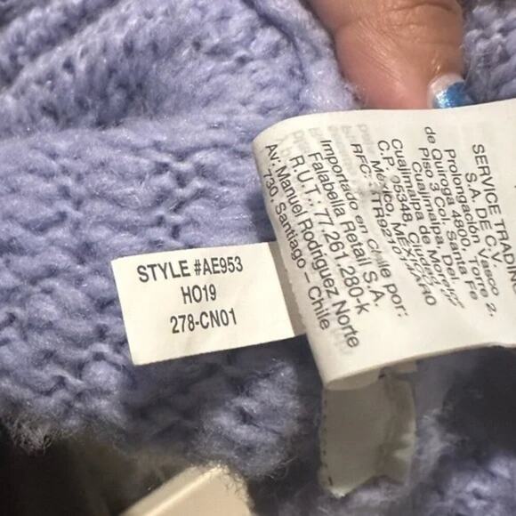 J.Crew Light Purple Wool Blend Sweater – Soft, Cozy & Classic - Picture 4 of 7